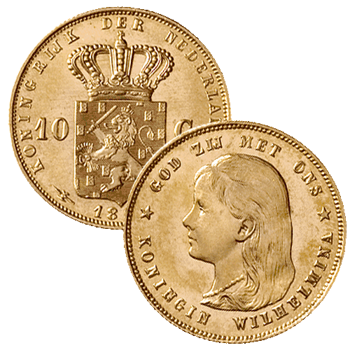 10 Gulden goud 1897 b/97